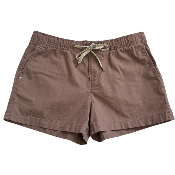 Vuori Ripstop Shorts Womens Medium Mauve Organic Cotton Pockets Outdoors Hiking - Picture 1 of 11